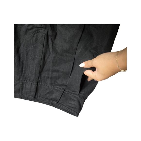 APiece Apart Black Bari Crop Trouser Pants Size: 12 - Picture 4 of 6